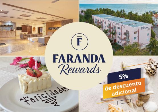 Beneficios y descuentos con Faranda Rewards Hotel Dos Playas Faranda Cancún Beneficios y descuentos con Faranda Rewards Hotel Dos Playas Faranda Cancún