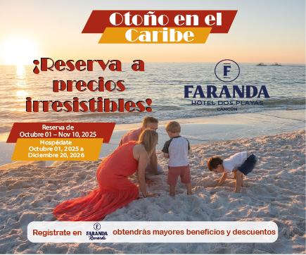 Escapada de Otoño: Cancún a un Precio Irresistible 🍂🌴 Hotel Dos Playas Faranda Cancún Escapada de Otoño: Cancún a un Precio Irresistible 🍂🌴 Hotel Dos Playas Faranda Cancún