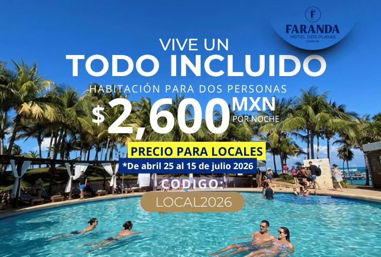🌴✨ ¡Vive un TODO INCLUIDO! ✨🌴 Hotel Dos Playas Faranda Cancún 🌴✨ ¡Vive un TODO INCLUIDO! ✨🌴 Hotel Dos Playas Faranda Cancún