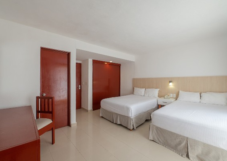 Habitación estándar dos camas Hotel Dos Playas Faranda Cancún