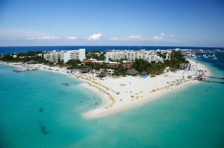 La isla paradisiaca frente al hotel dos playas Hotel Dos Playas Faranda Cancún