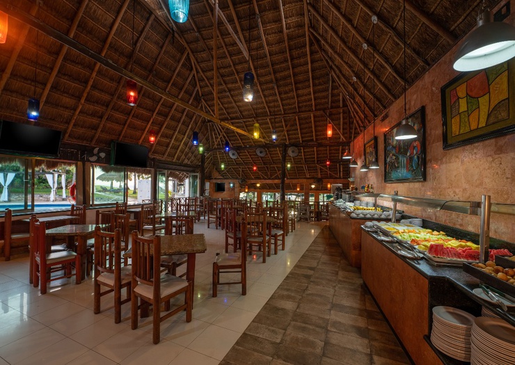 Restaurante iguanas Hotel Dos Playas Faranda Cancún