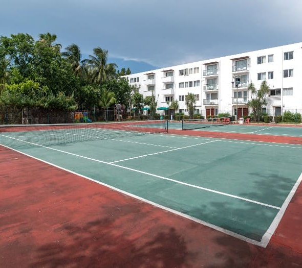 Cancha de tenis Hotel Dos Playas Faranda Cancún