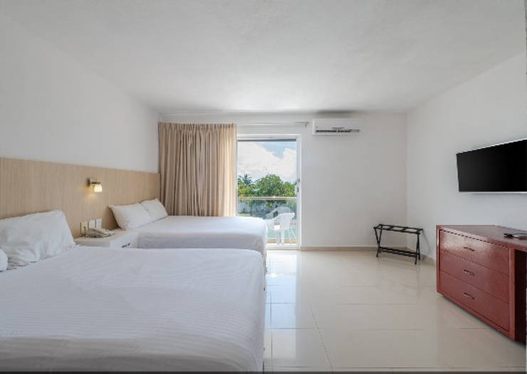 Habitación estándar dos camas Hotel Dos Playas Faranda Cancún