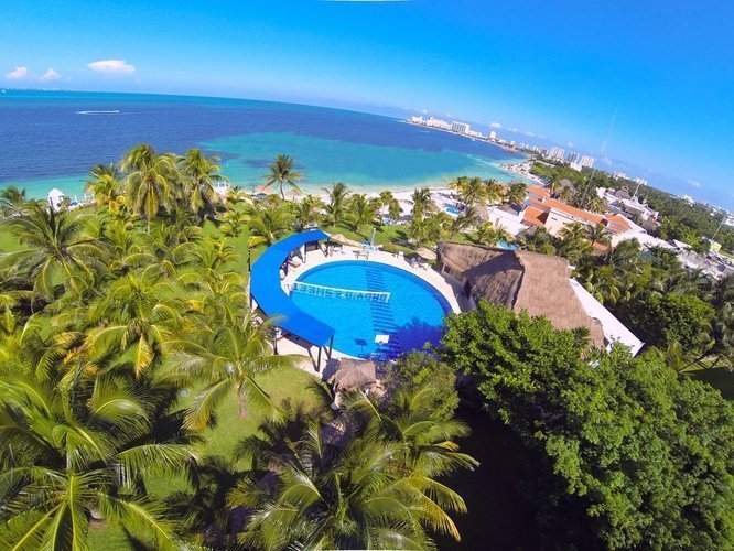 Panorámica Hotel Dos Playas Faranda Cancún