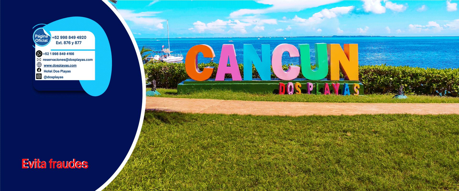 Reserva solo en nuestros canales oficiales Hotel Dos Playas Faranda Cancún Reserva solo en nuestros canales oficiales Hotel Dos Playas Faranda Cancún