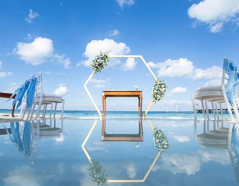 boda playa Dos Playas Faranda Cancún boda playa Dos Playas Faranda Cancún